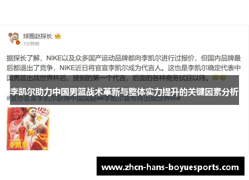 李凯尔助力中国男篮战术革新与整体实力提升的关键因素分析