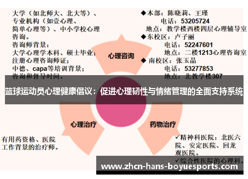 篮球运动员心理健康倡议：促进心理韧性与情绪管理的全面支持系统